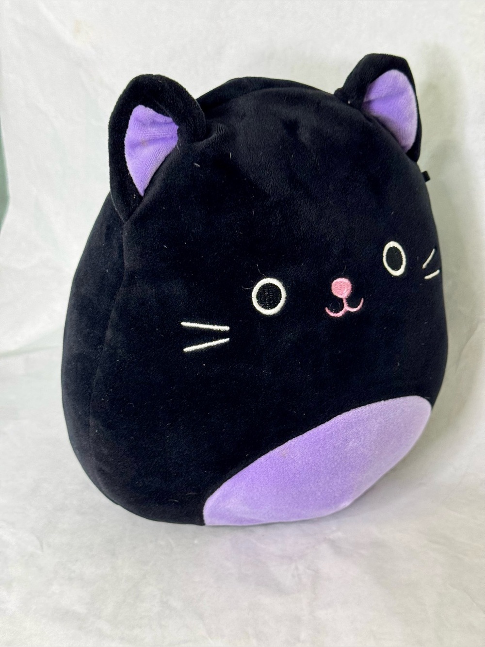 Squishmellow Plush Kitty Cat (Black & Purple)